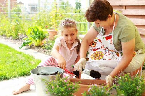 Reusable garden materials set aside for charity partnerships