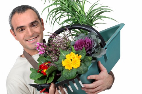Vauxhall gardeners maintaining a polished and welcoming garden